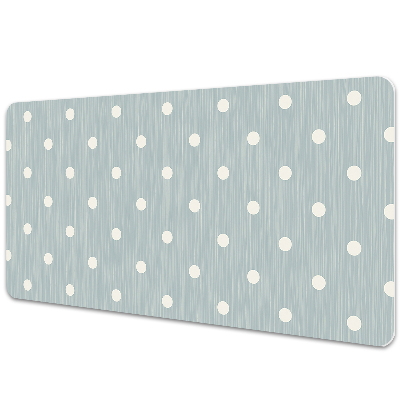 Mapa pentru birou Puncte albe pe albastru