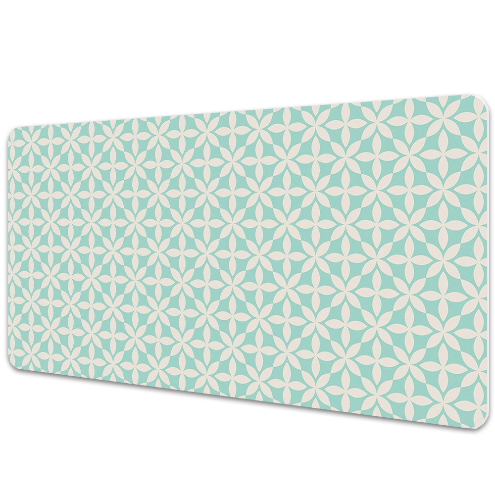 Mapa de birou Model vintage alb și albastru