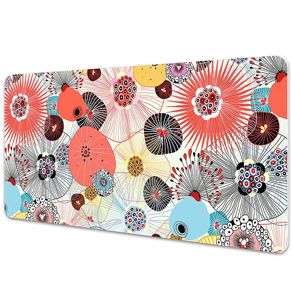 Mapa de birou Model floral vintage