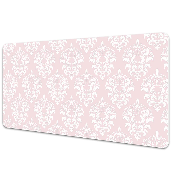 Protectie birou Damasc roz vintage