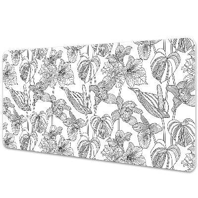 Mapa de birou Contururi de flori