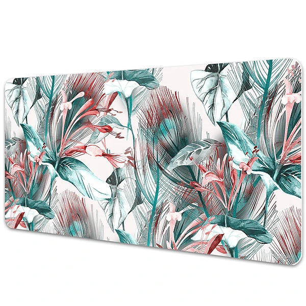 Mapa protectie birou Desen cu flori exotice