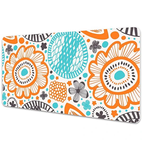 Mapa birou Flori vintage pastelate