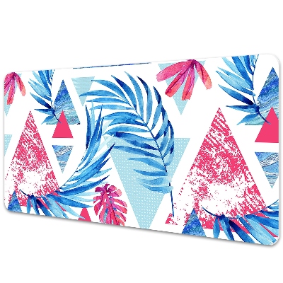 Mapa protectie birou Frunze și triunghiuri geometrice