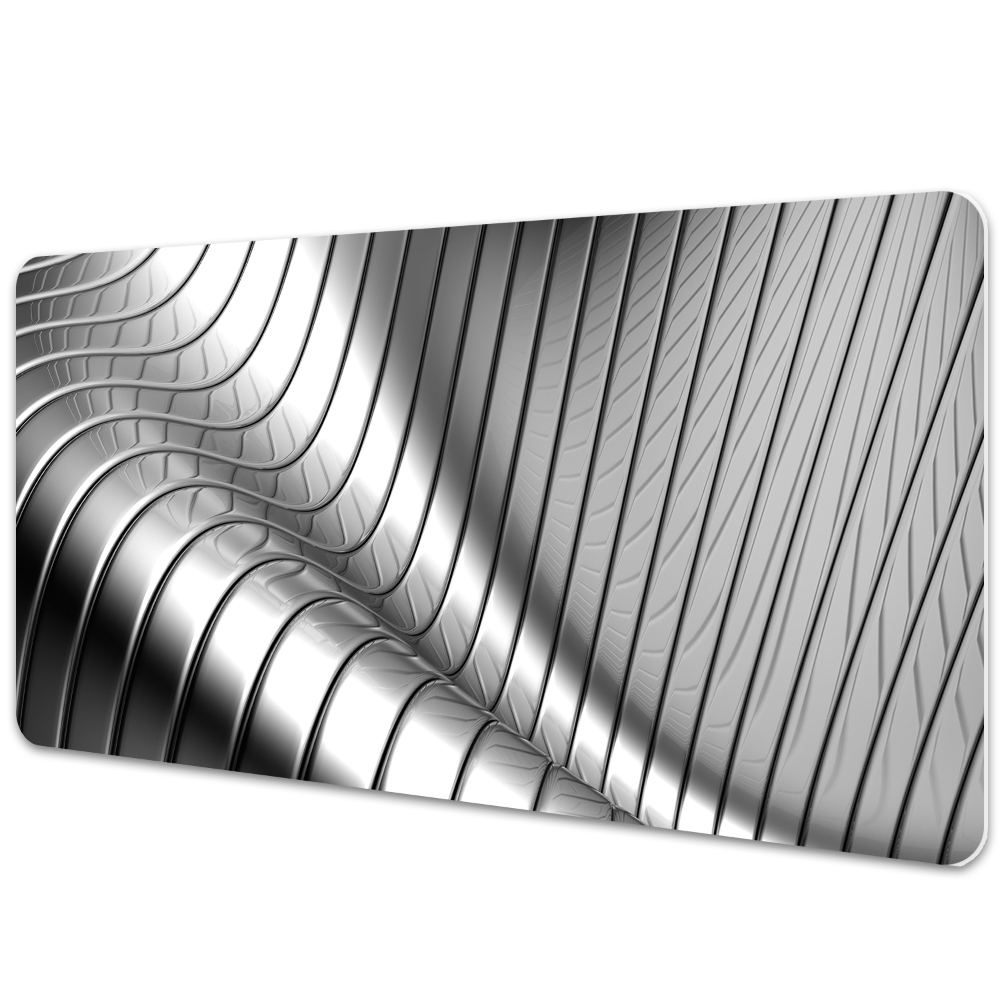 Floare neagră abstractă Desk pad