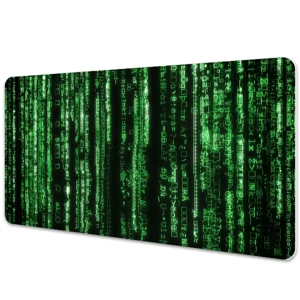 Mapa protectie birou Semne verzi abstracte