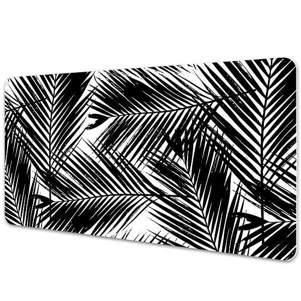 Mapa protectie birou frunze de palmier tropicale negre