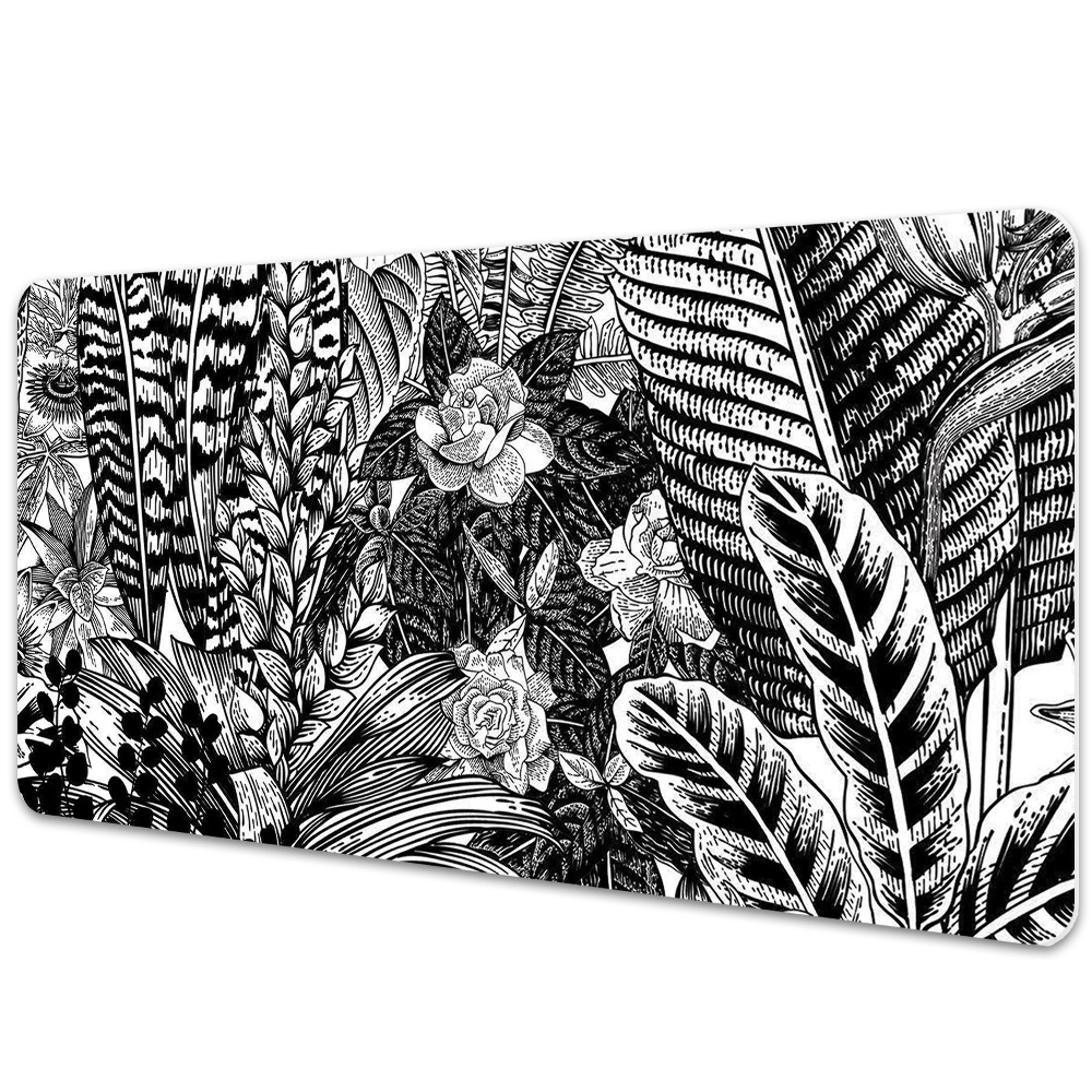 Mapa protectie birou Frunze albe și negre