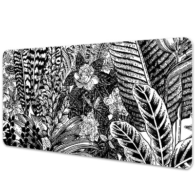 Mapa protectie birou Frunze albe și negre