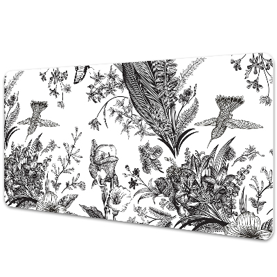 Protectie birou Grădină în alb și negru