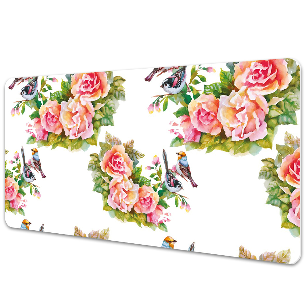 Mapa de birou Creangă cu păsări