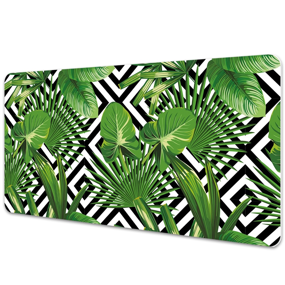 Mapa pentru birou Fundal geometric și frunze