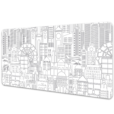 Mapa pentru birou Schiță a orașului