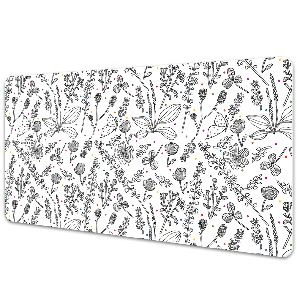 Protectie birou Schiță de flori