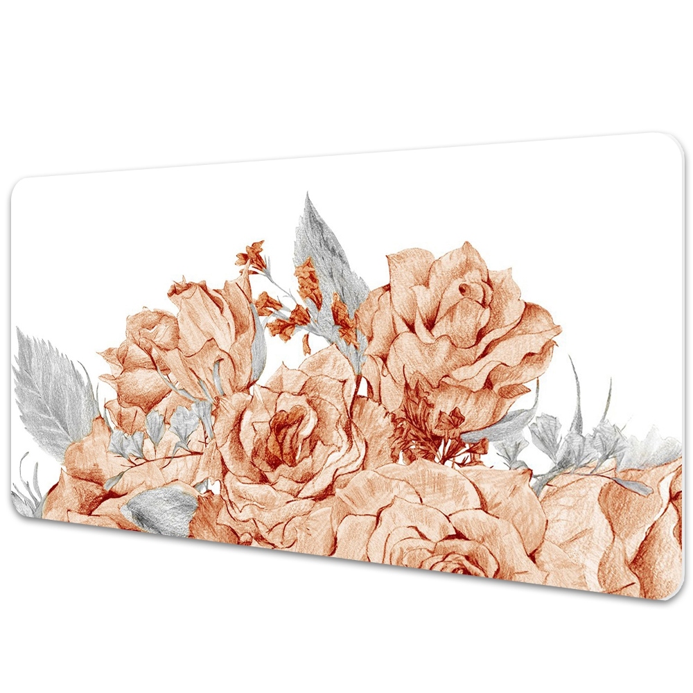 Mapa birou Trandafiri în sepia