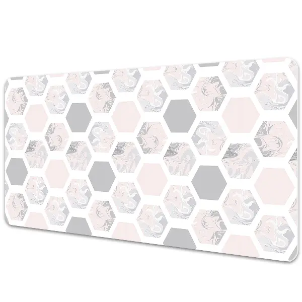 Mapa birou Hexagone pastelate