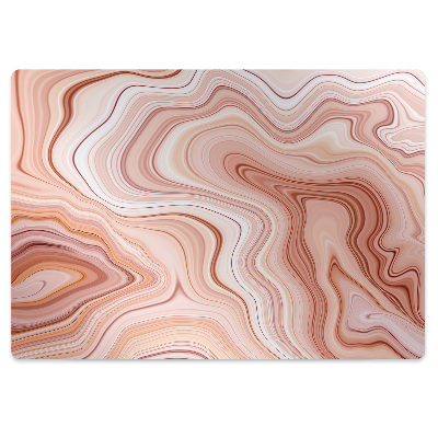 Covoras protectie pardoseala Ecru fantezie