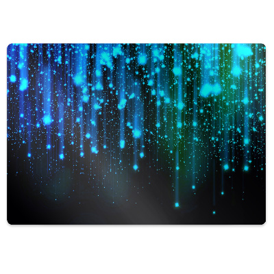 Covoras protectie pardoseala Puncte albastre