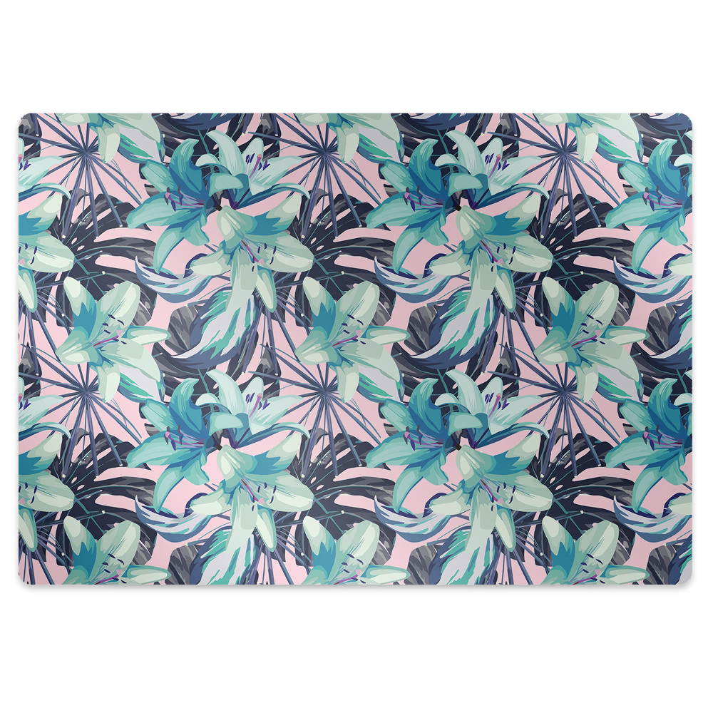 Covoras protectie pardoseala Flori de crin