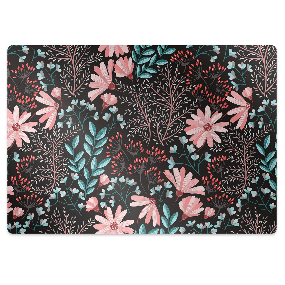 Protectie podea scaun birou Flori de epocă