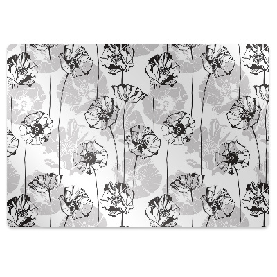 Covoras pentru protectie pardosea Flori pline de farmec