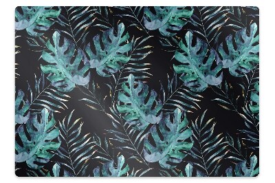 Covoras pentru protectie podea Frunze întunecate