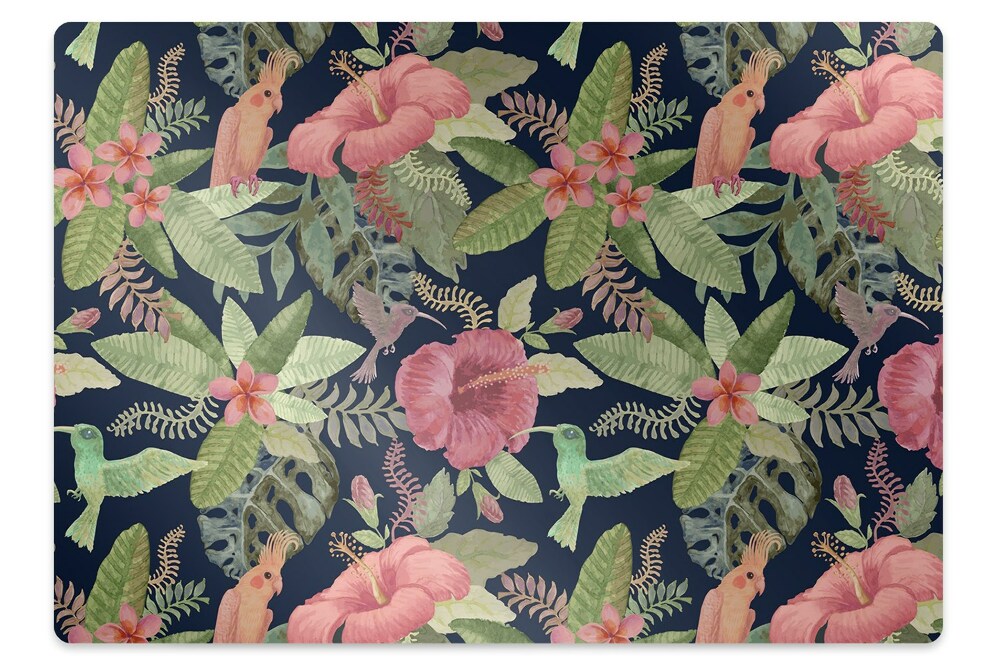 Protectie podea scaun birou Papagal în pădure