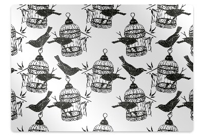 Covoras protectie pardoseala Păsări într-o cușcă