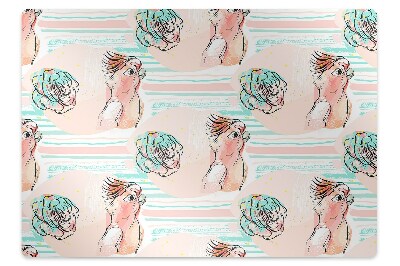 Covoras pentru protectie pardosea Sigur papagali