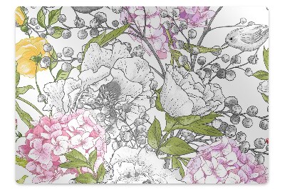 Covoras protectie pardoseala Motivul păsărilor