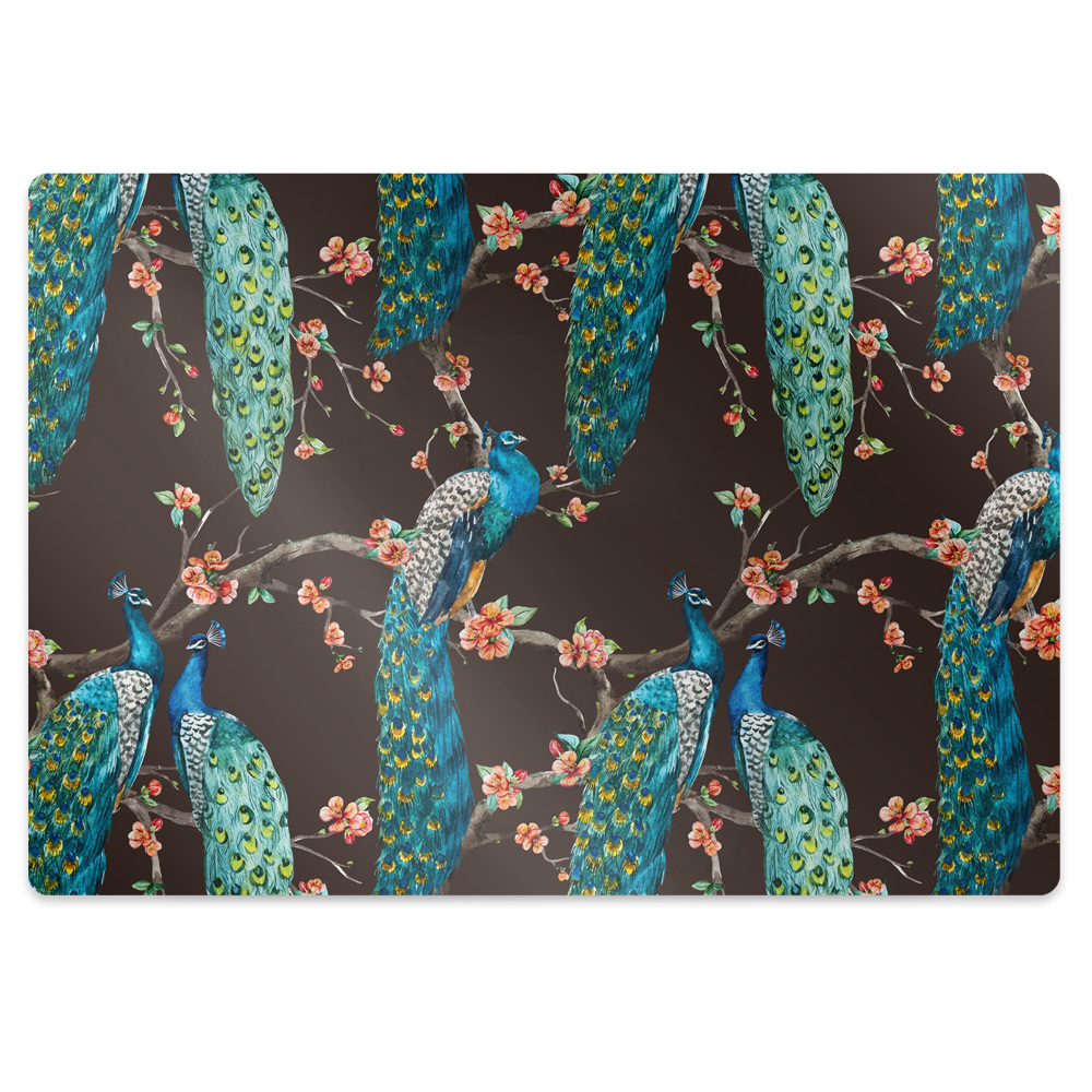 Covoras protectie pardoseala Păuni în pădure