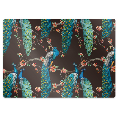 Covoras protectie pardoseala Păuni în pădure