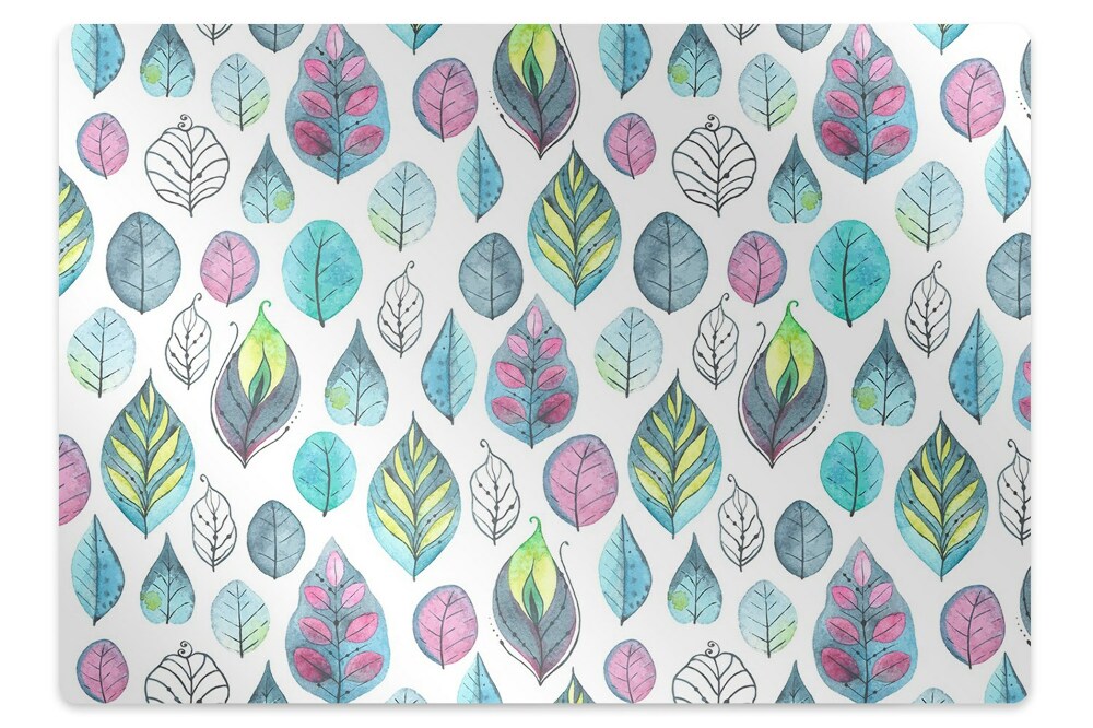 Protectie podea scaun birou Frunze de desene animate