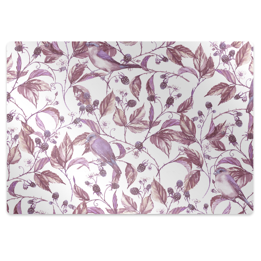 Covoras pentru protectie pardosea Păsări în pădure