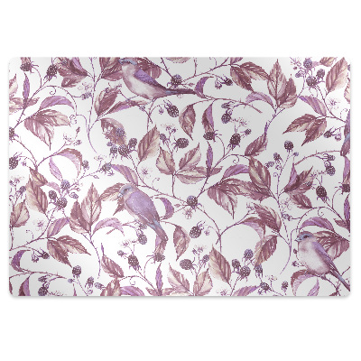 Covoras pentru protectie pardosea Păsări în pădure