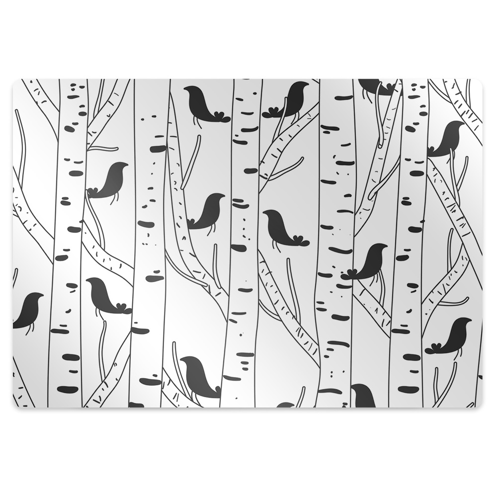 Protectie podea scaun Păsări pe copac