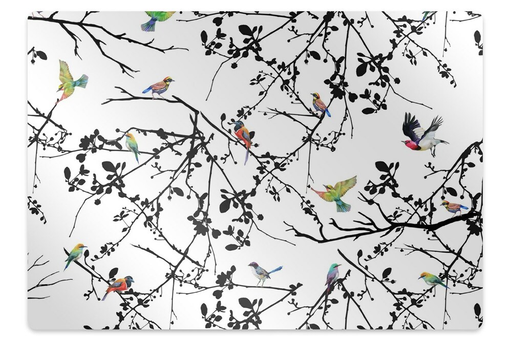 Covoras pentru protectie podea Pasăre dimineață