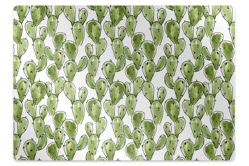 Covoras protectie pardoseala Cactus în stil boho