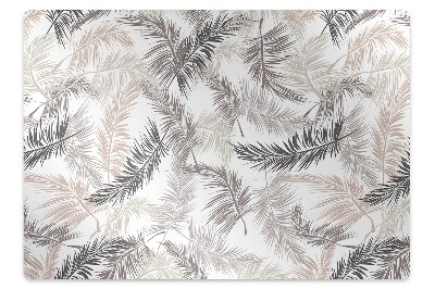 Covoras pentru protectie pardosea frunze de palmier