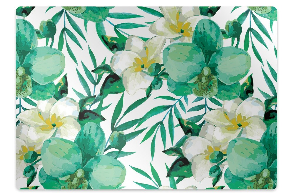 Protectie podea birou Flori pastelate