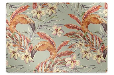 Covoras pentru protectie pardosea Imagine cu păsări frumoase