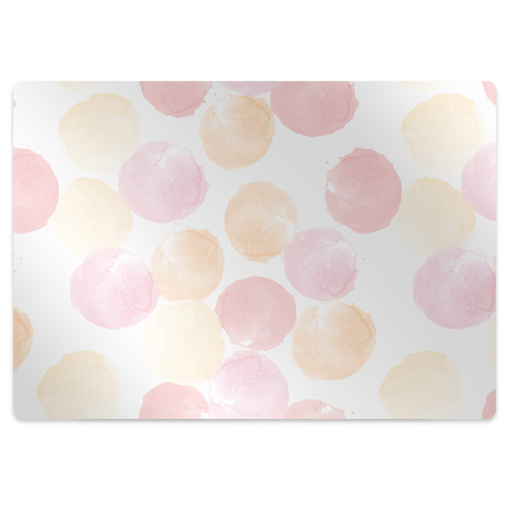 Covoras pentru protectie pardosea Puncte colorate