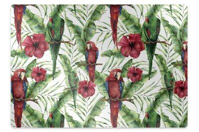 Covoras pentru protectie pardosea Păsări în junglă