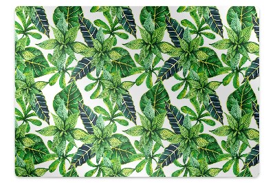 Protectie podea birou Motiv cu frunze