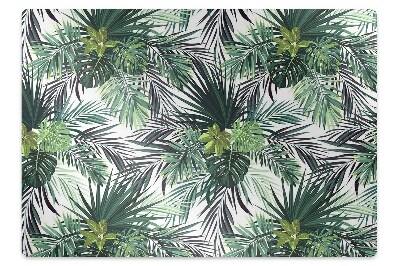 Covoras pentru protectie pardosea Frunze verzi