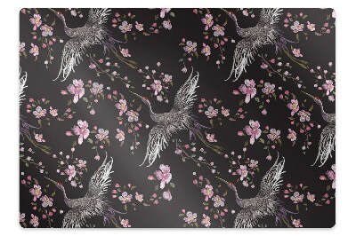 Covoras pentru protectie podea Stârci și flori