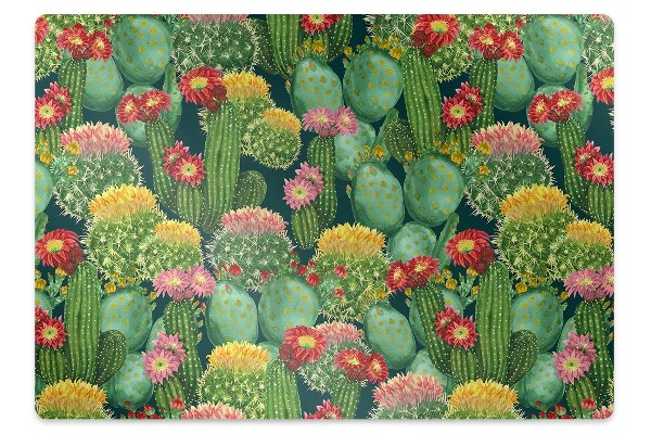 Covoras pentru protectie podea Floare de cactus