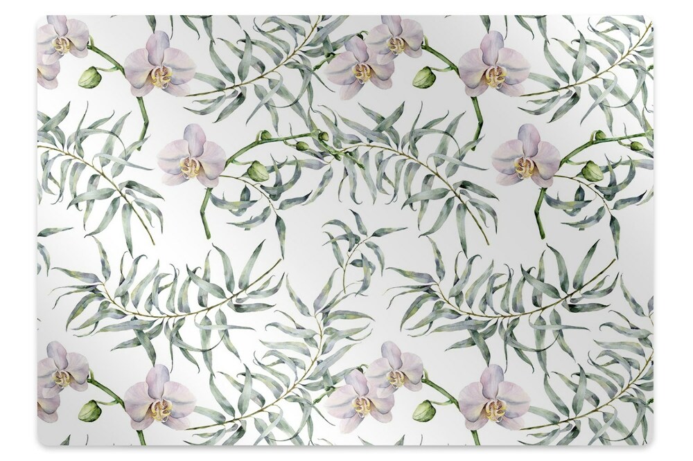 Covoras pentru protectie pardosea Orhidee strălucitoare