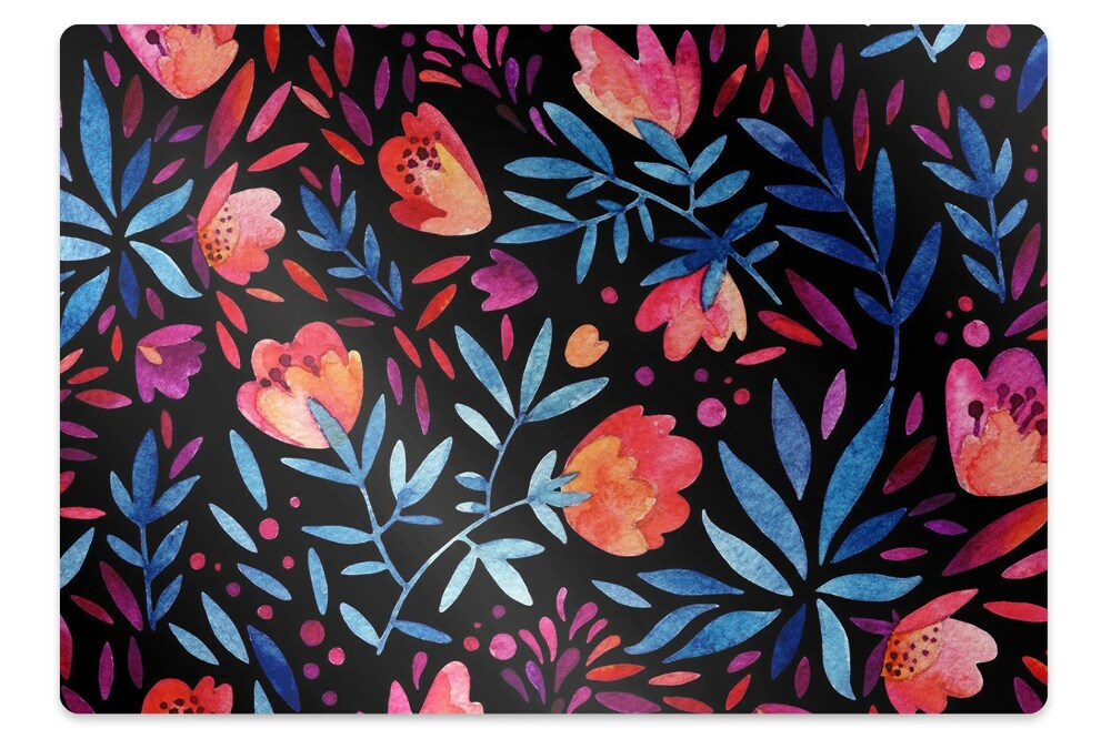 Protectie podea scaun birou Motiv floral