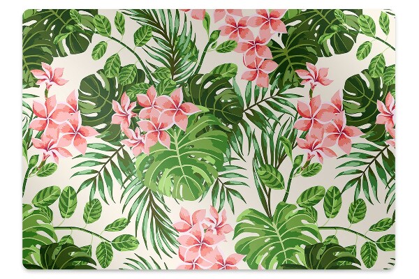 Covoras protectie pardoseala flori din Hawaii